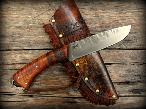 新作登場得価 ヤフオク! - 1419I/north-river-custom-knives L6 high ...