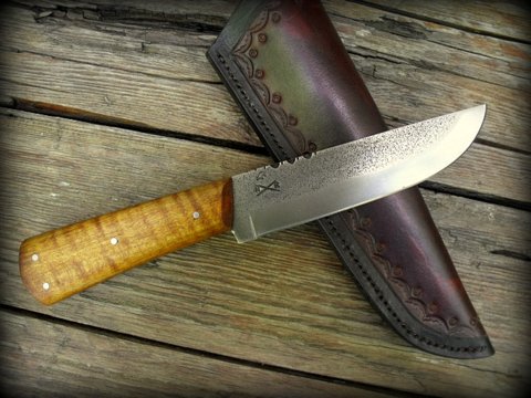 hand forged belt knife
