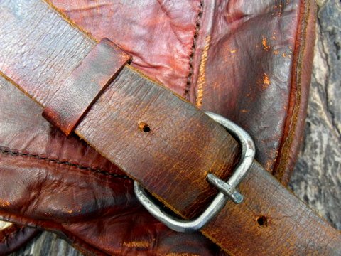 hand forged hunting bag buckle