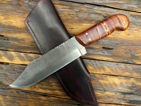 hand forged Bowie knife