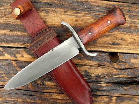 hand-forged Bowie knife