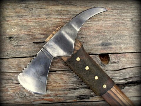 hand forged custom tomahawk